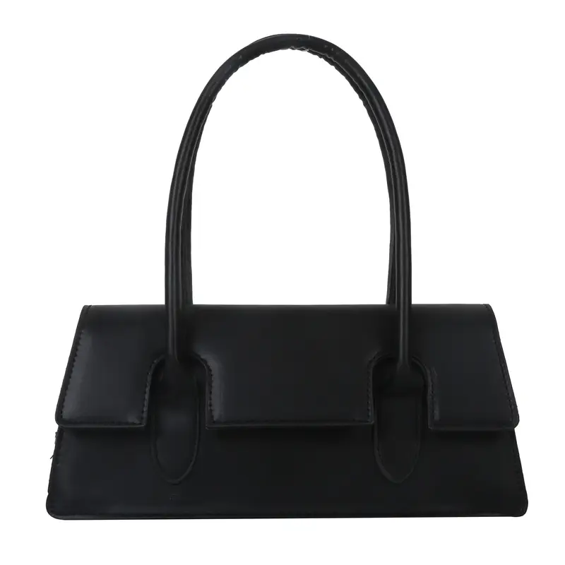 Black French Lady Shoulder Bag 2023 Spring Summer - Image 9