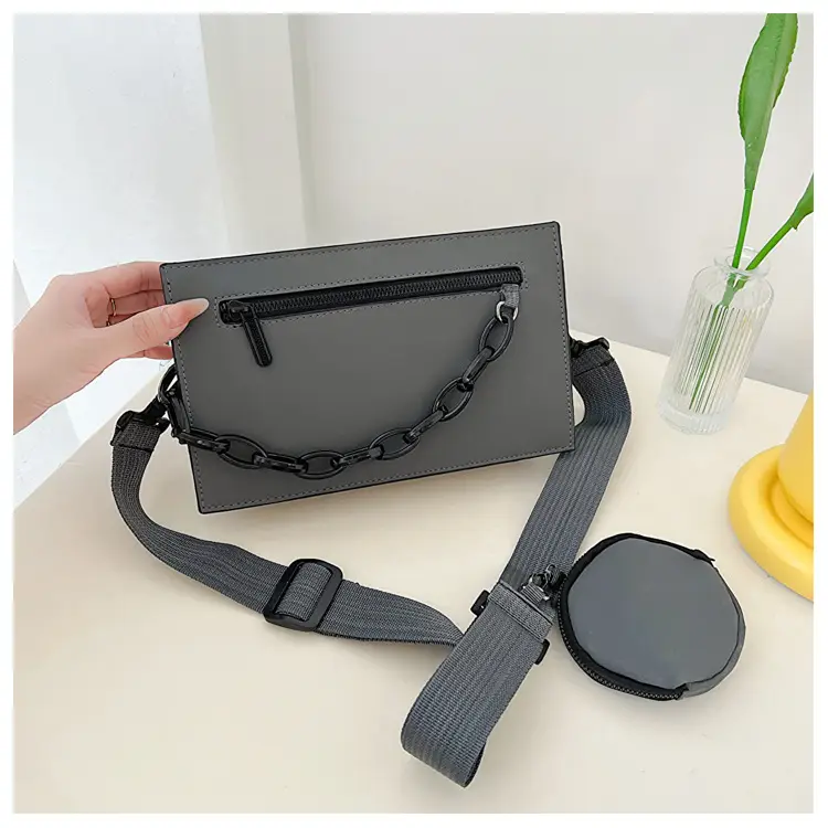 Black Crossbody Bag for Men Women Street Fashion — feature 27