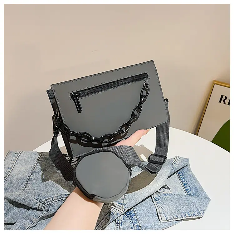 Black Crossbody Bag for Men Women Street Fashion — feature 28
