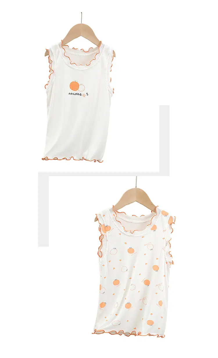 Girls' Camisole Sleeveless Top Purple Modal Baby Summer Wear — feature 12
