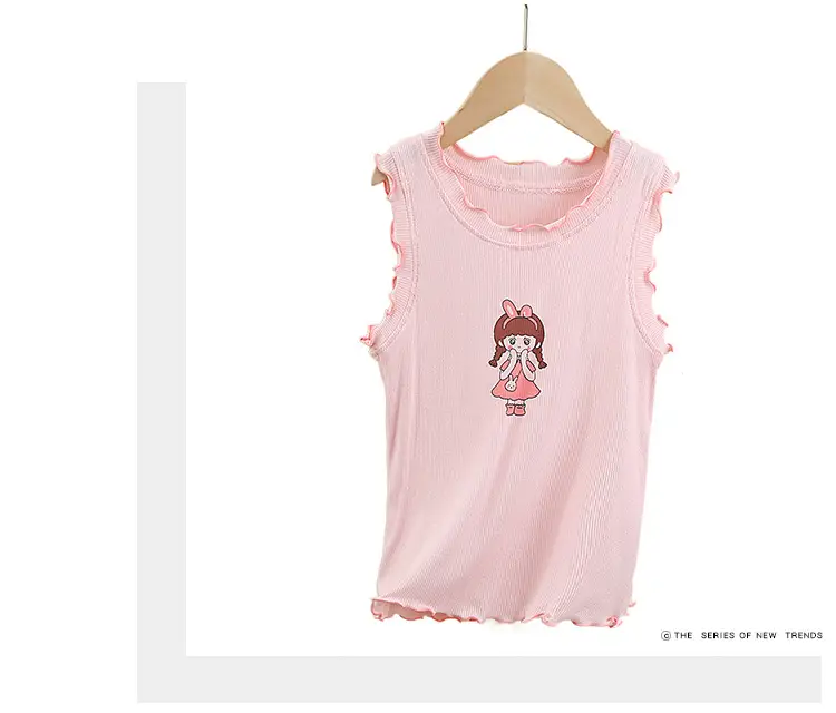 Girls' Camisole Sleeveless Top Purple Modal Baby Summer Wear — feature 13