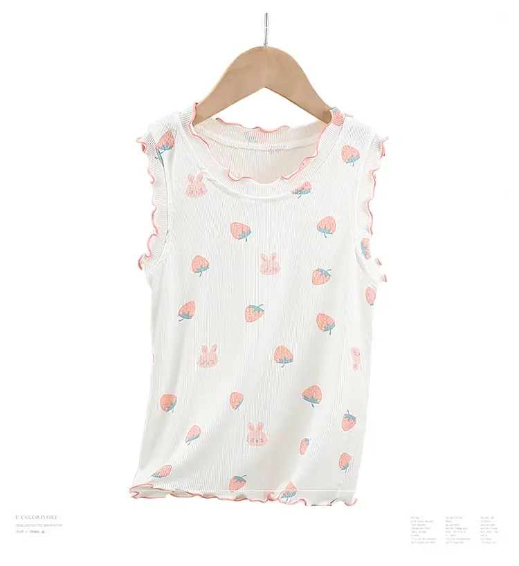 Girls' Camisole Sleeveless Top Purple Modal Baby Summer Wear — feature 9