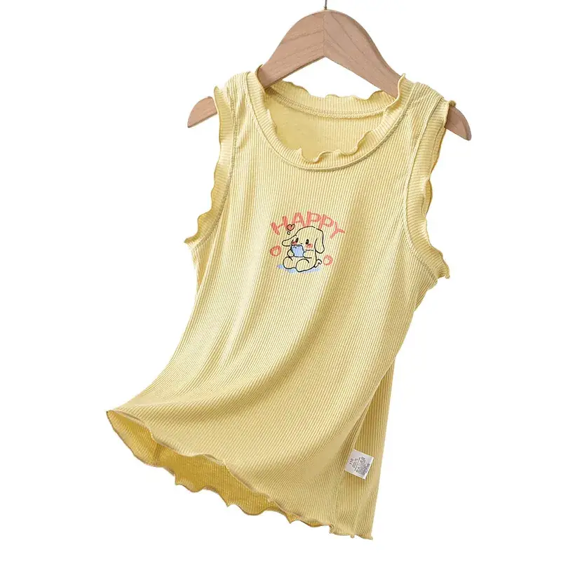 Girls' Camisole Sleeveless Top Purple Modal Baby Summer Wear - Image 6