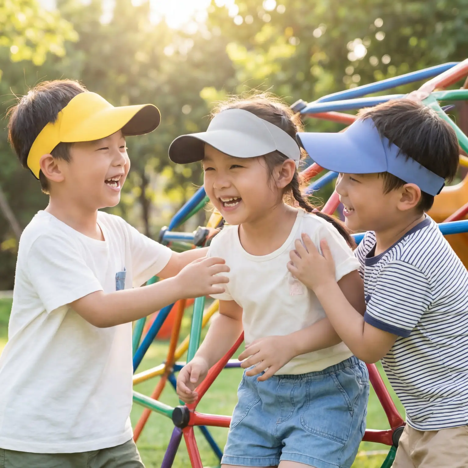 Children's UV Visor Hat Grey Baseball Cap