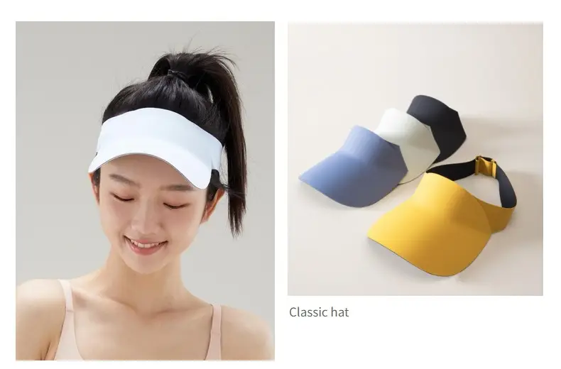 Children's UV Visor Hat Grey Baseball Cap — feature 15