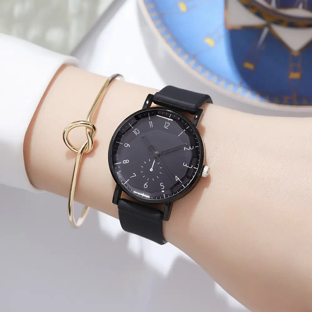 Pink Silicone Student Watch for Women — feature 23