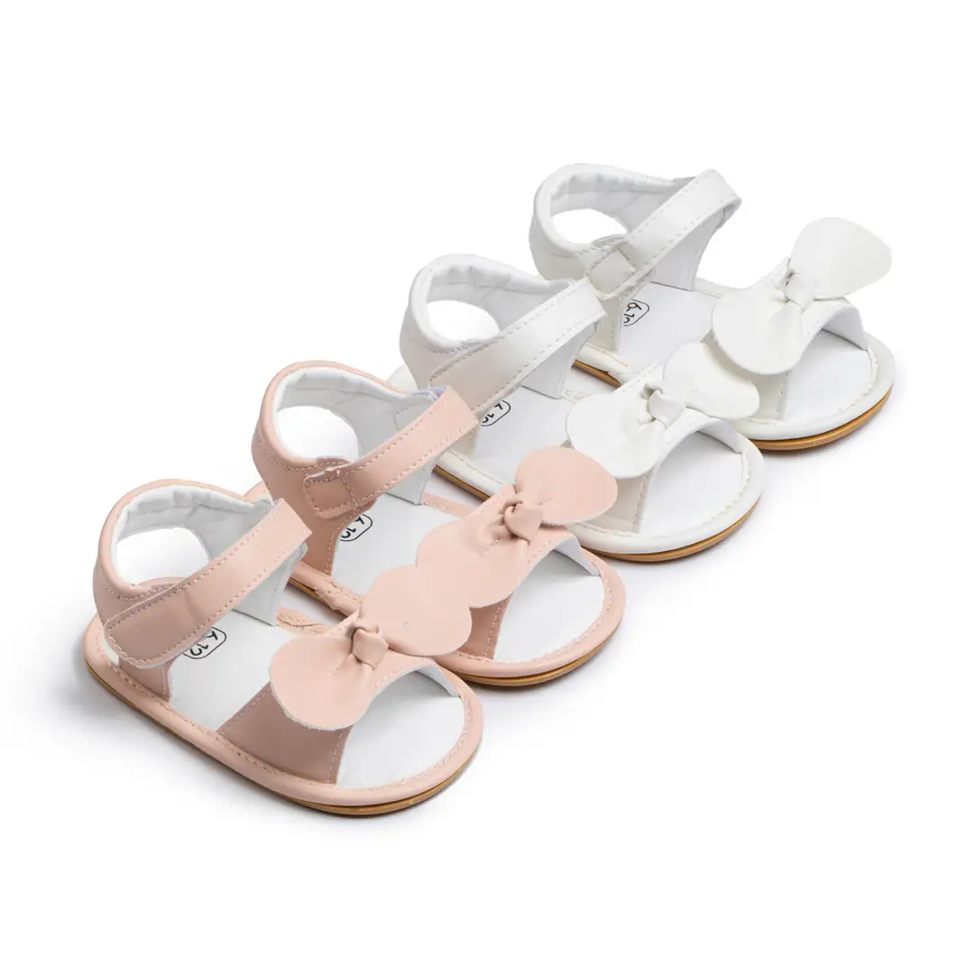 Summer new 0-1 year old baby bow sandals non-slip breathable baby shoes baby shoes - Image 7