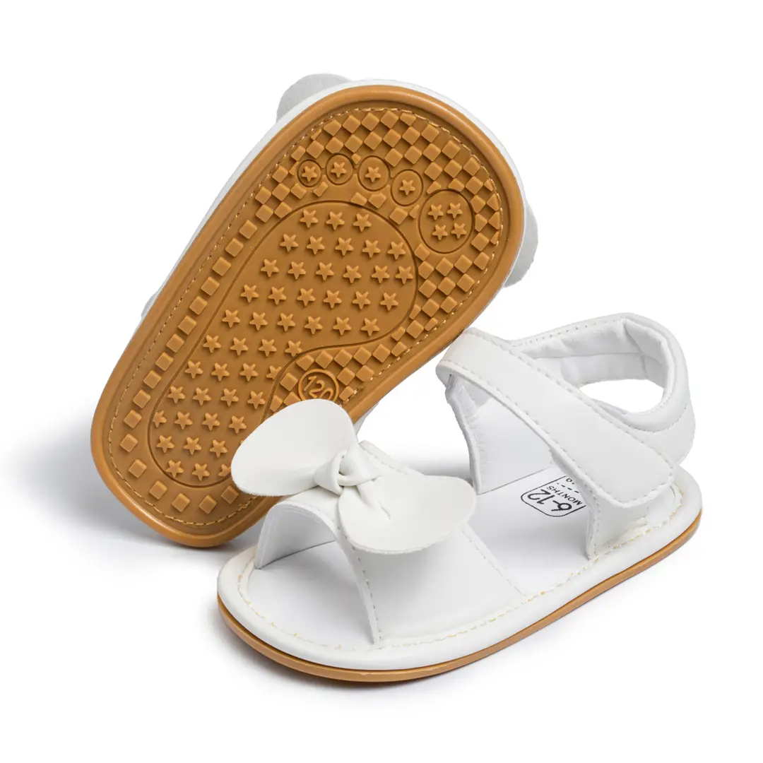 Summer new 0-1 year old baby bow sandals non-slip breathable baby shoes baby shoes — feature 16