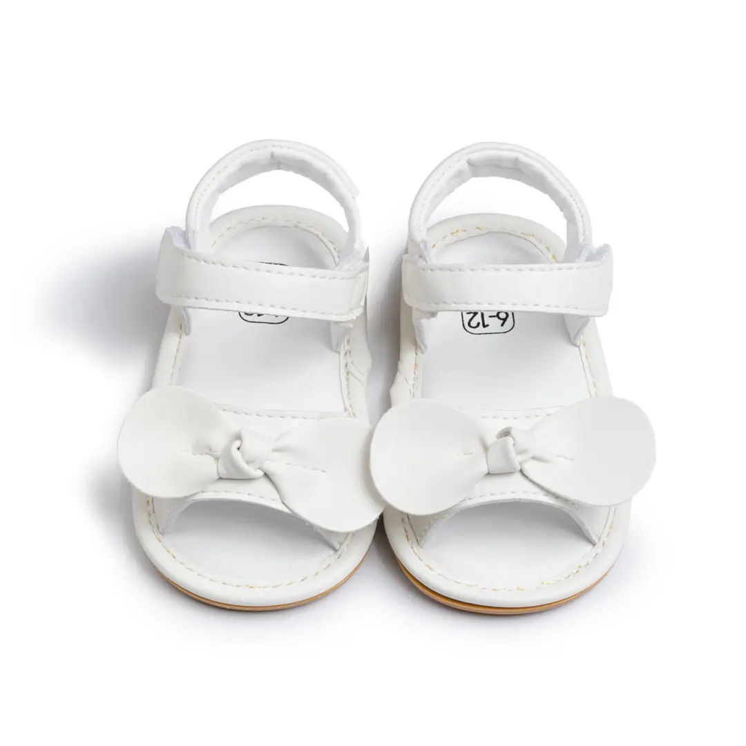 Summer new 0-1 year old baby bow sandals non-slip breathable baby shoes baby shoes — feature 18