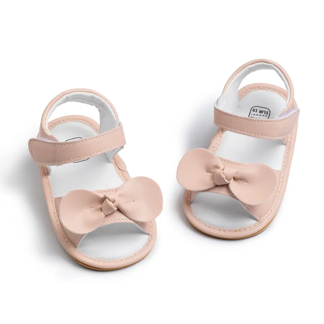 Summer new 0-1 year old baby bow sandals non-slip breathable baby shoes baby shoes — feature 20