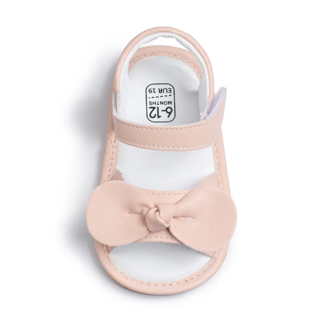 Summer new 0-1 year old baby bow sandals non-slip breathable baby shoes baby shoes — feature 22