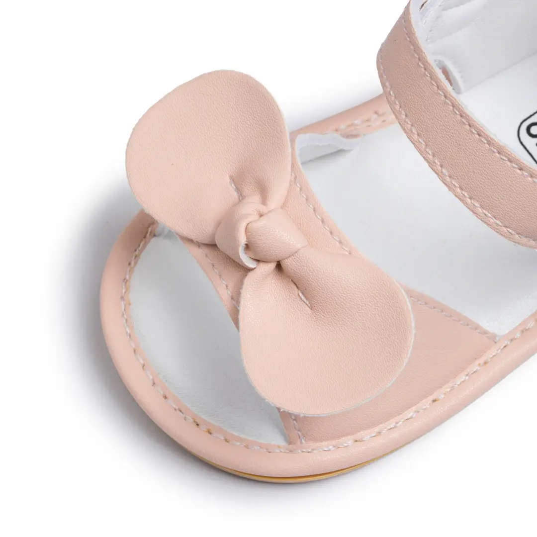 Summer new 0-1 year old baby bow sandals non-slip breathable baby shoes baby shoes — feature 24