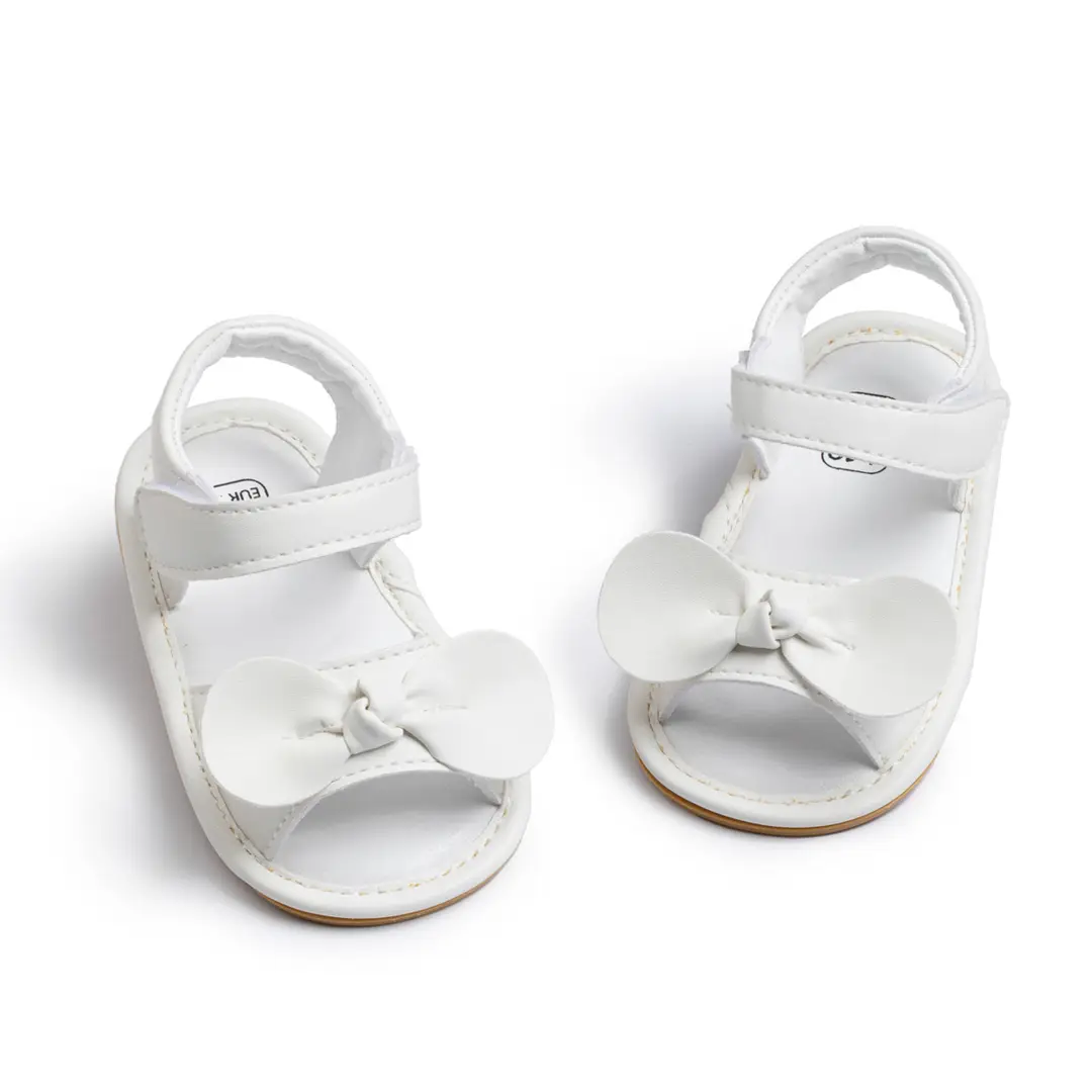Summer new 0-1 year old baby bow sandals non-slip breathable baby shoes baby shoes