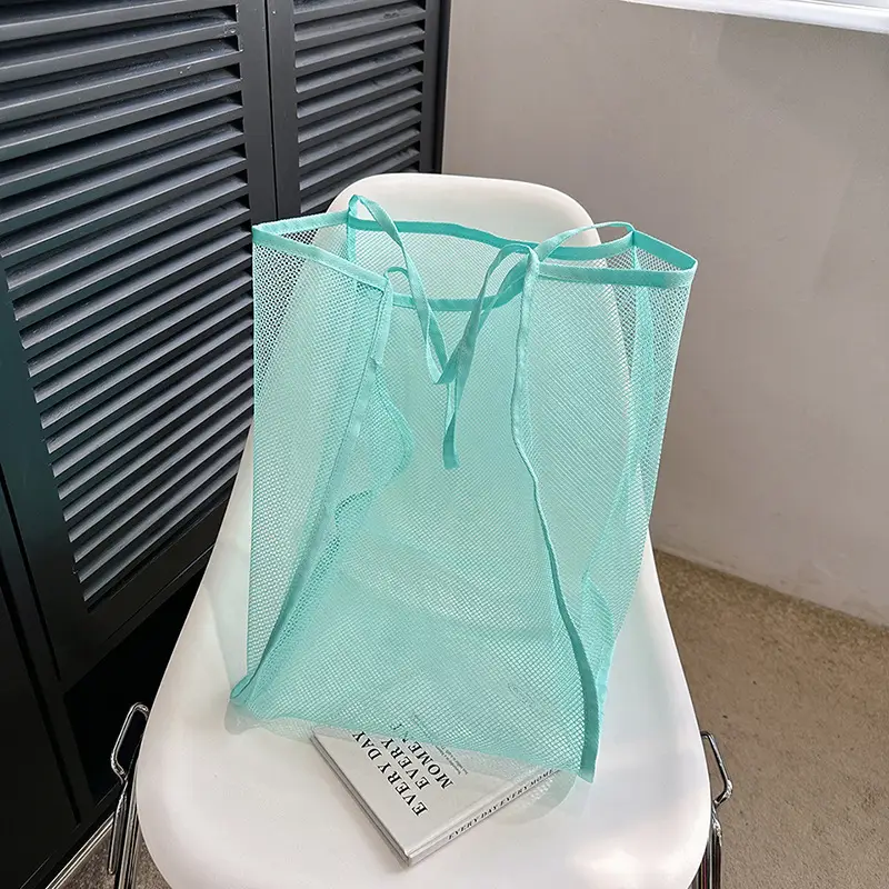 Mesh Shoulder Tote Bag 2023 Spring Summer New Western Style