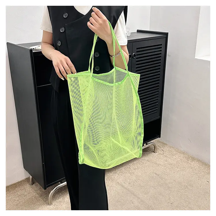 Mesh Shoulder Tote Bag 2023 Spring Summer New Western Style — feature 19