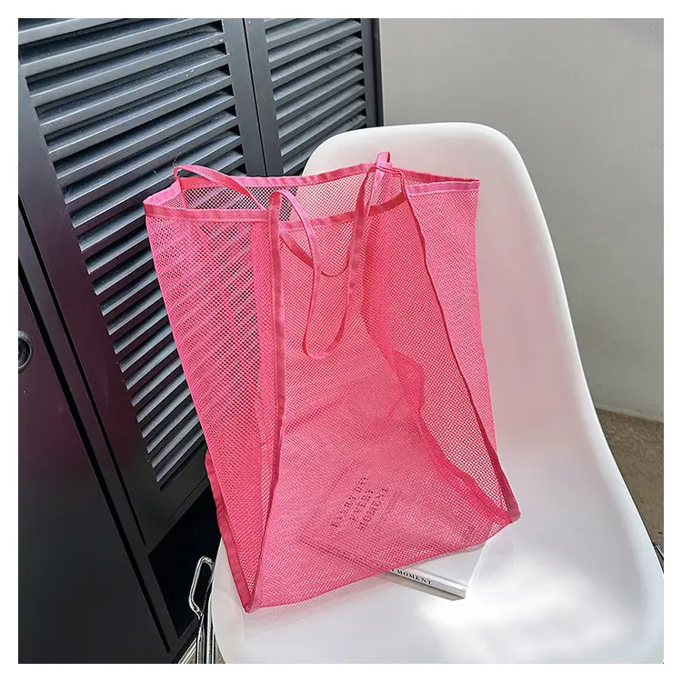 Mesh Shoulder Tote Bag 2023 Spring Summer New Western Style — feature 21