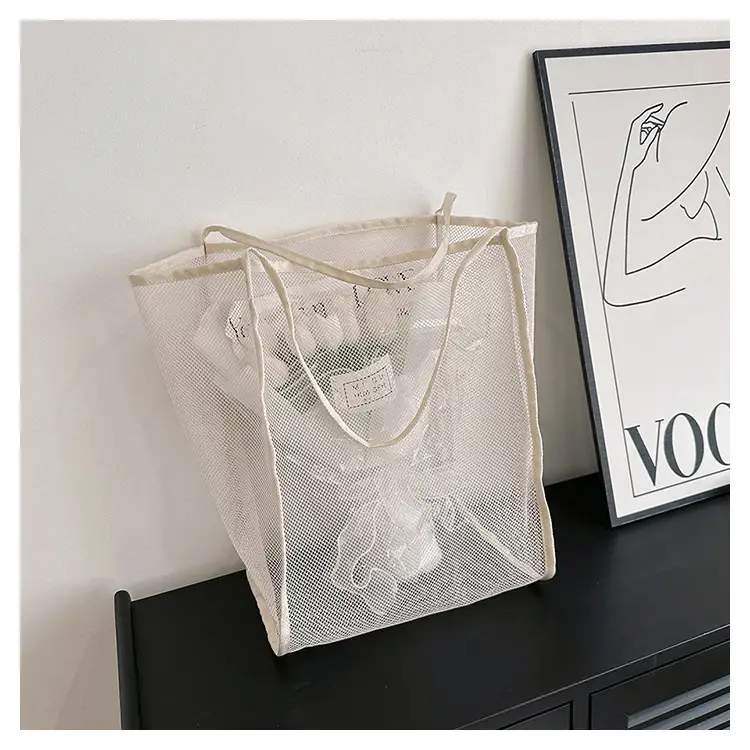 Mesh Shoulder Tote Bag 2023 Spring Summer New Western Style — feature 24