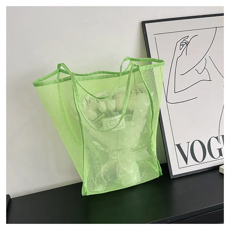 Mesh Shoulder Tote Bag 2023 Spring Summer New Western Style — feature 25