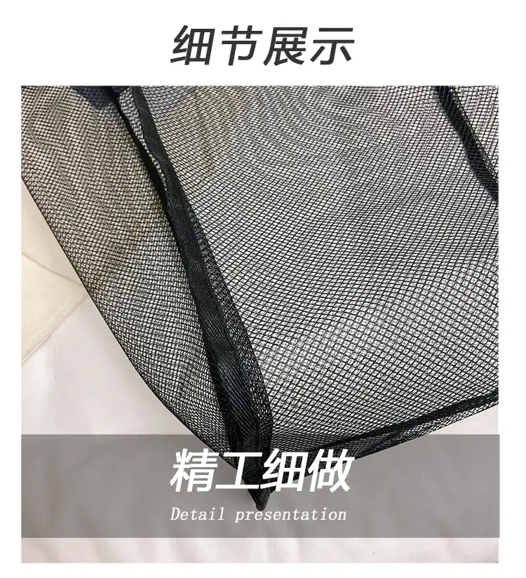 Mesh Shoulder Tote Bag 2023 Spring Summer New Western Style — feature 3