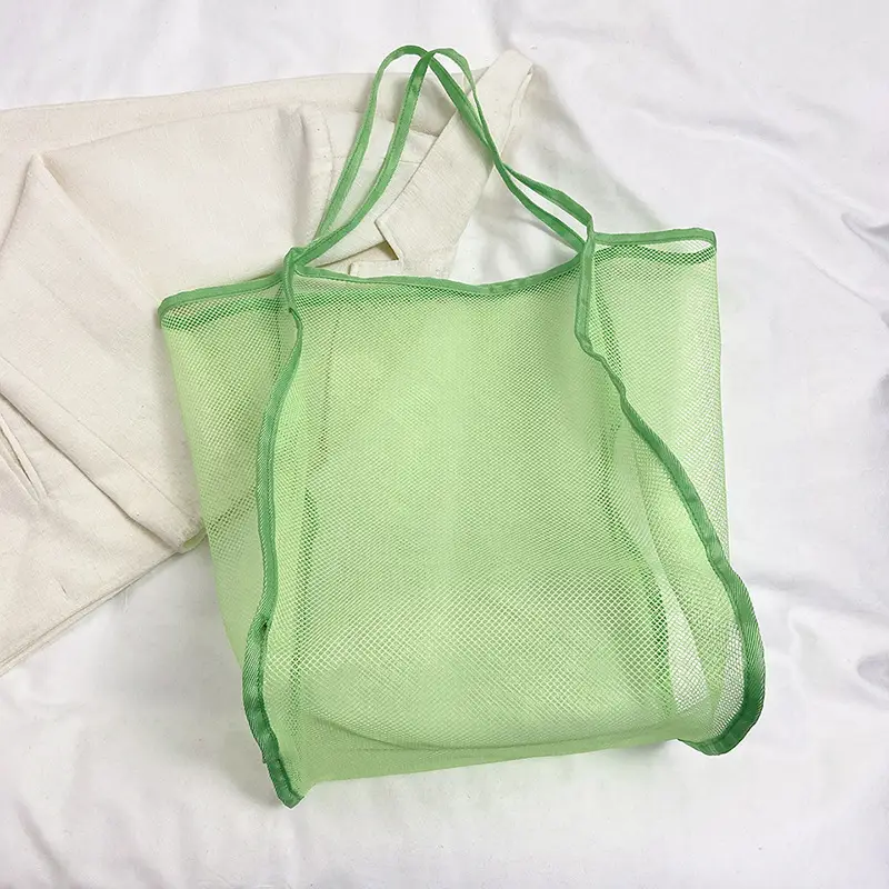 Mesh Shoulder Tote Bag 2023 Spring Summer New Western Style