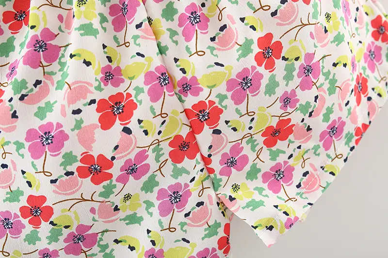 Girls Floral Baby Dress with Flower Belt — feature 10