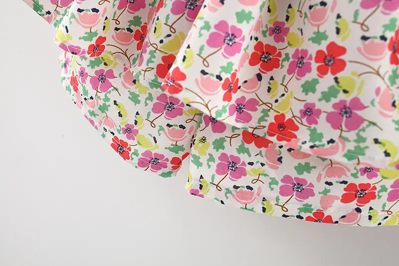 Girls Floral Baby Dress with Flower Belt — feature 14