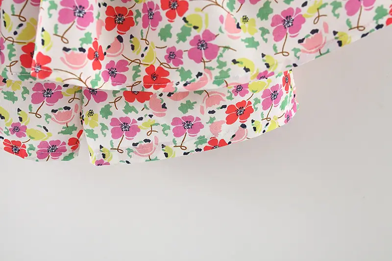 Girls Floral Baby Dress with Flower Belt — feature 15