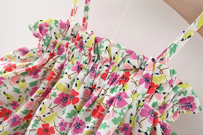 Girls Floral Baby Dress with Flower Belt — feature 17
