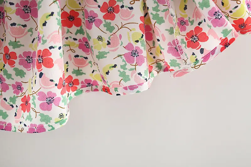 Girls Floral Baby Dress with Flower Belt — feature 18