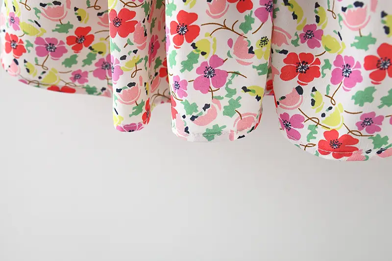 Girls Floral Baby Dress with Flower Belt — feature 7