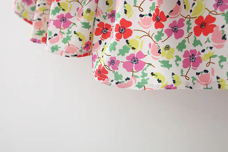Girls Floral Baby Dress with Flower Belt — feature 8