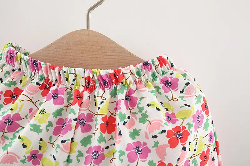 Girls Floral Baby Dress with Flower Belt — feature 9