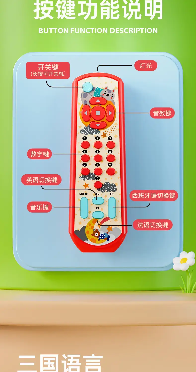 Three-Speech Remote Control for Kids Educational Toy — feature 5