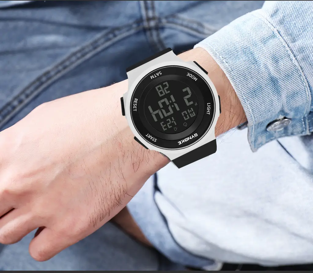SynoKE Digital Watch with LED Band Black — feature 15