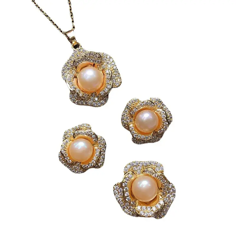 Elegant Pearl Necklace Set for Women - Image 7