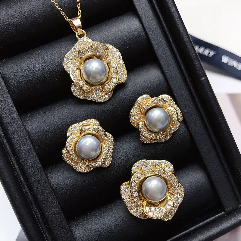 Elegant Pearl Necklace Set for Women - Image 5