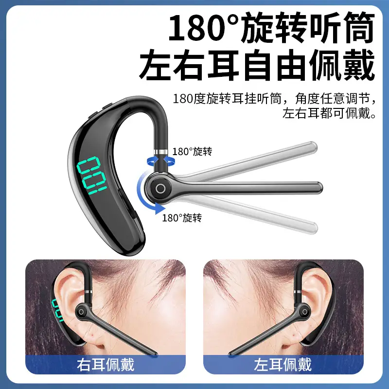 Private Model Bluetooth Earphone 180° Rotate Noise Reduction - Image 3