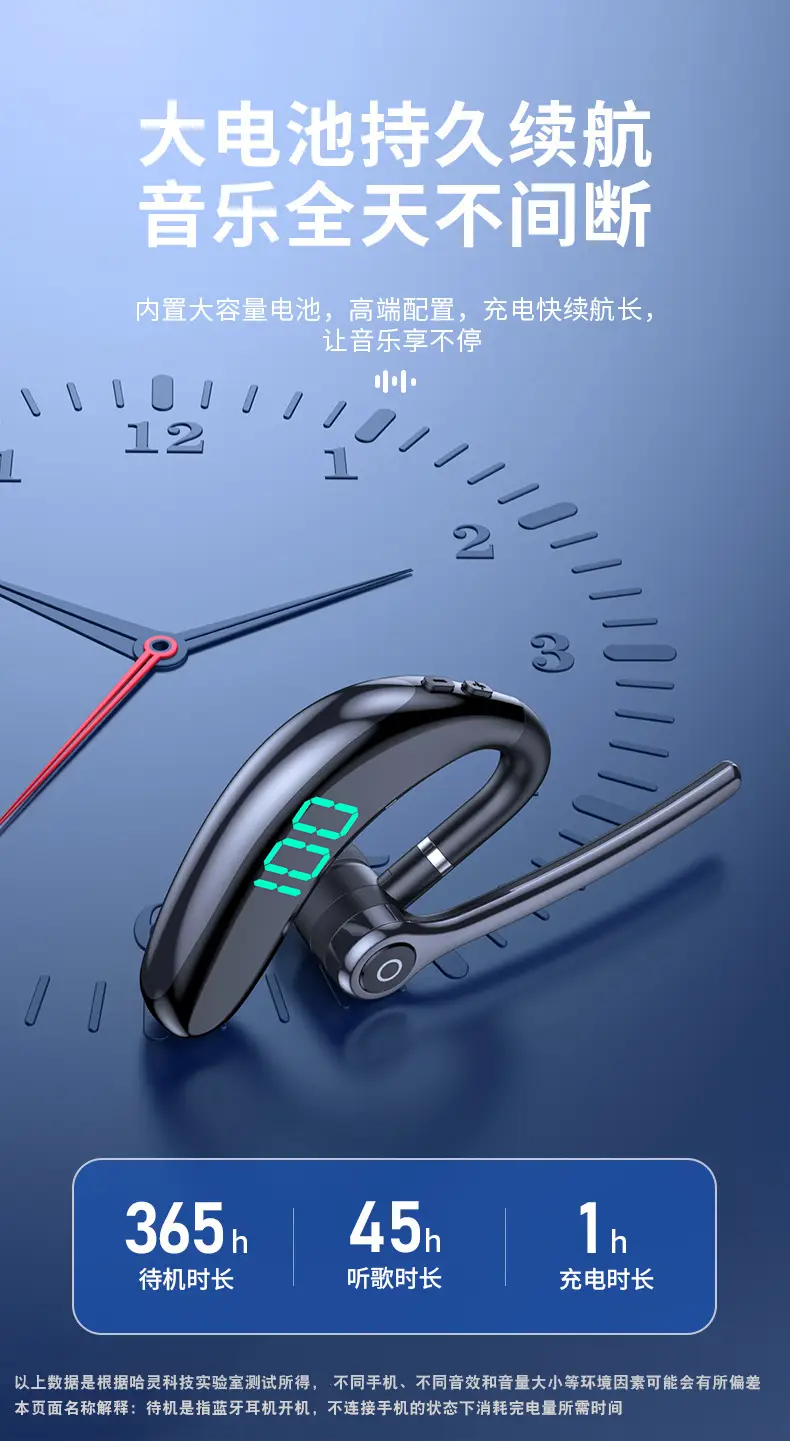 Private Model Bluetooth Earphone 180° Rotate Noise Reduction — feature 6