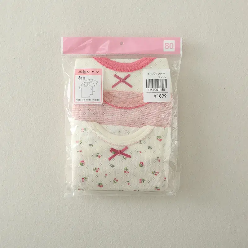 Mesh Cherry Baby T-shirt Summer Thin Children's Half-sleeve - Image 5