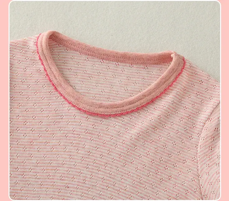 Mesh Cherry Baby T-shirt Summer Thin Children's Half-sleeve — feature 16