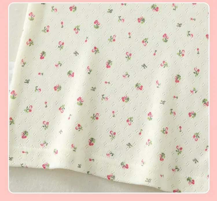 Mesh Cherry Baby T-shirt Summer Thin Children's Half-sleeve — feature 26