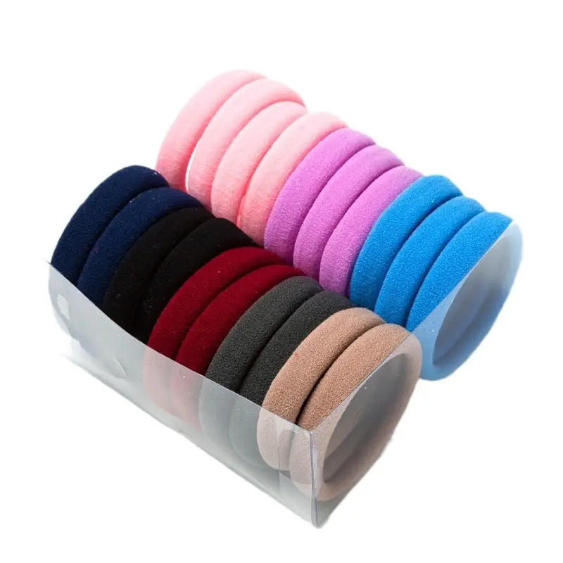 Colorful Rubber Hair Bands for Women - Image 31