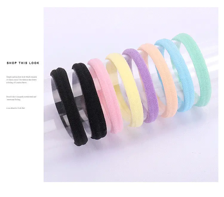 Colorful Rubber Hair Bands for Women — feature 10