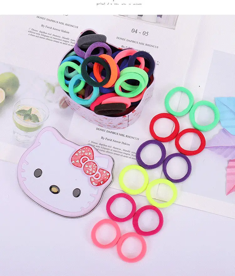 Colorful Rubber Hair Bands for Women — feature 11