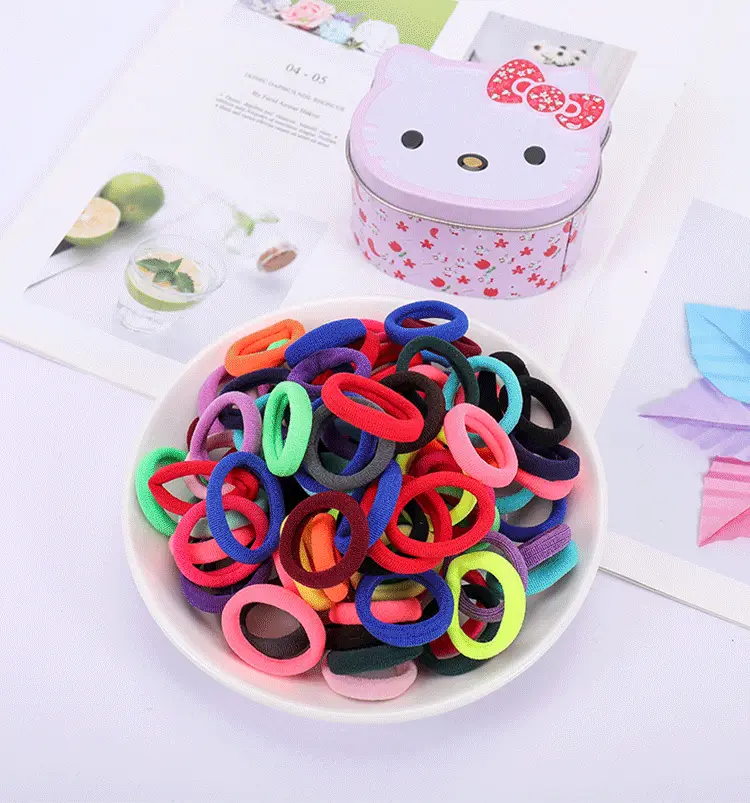 Colorful Rubber Hair Bands for Women — feature 13