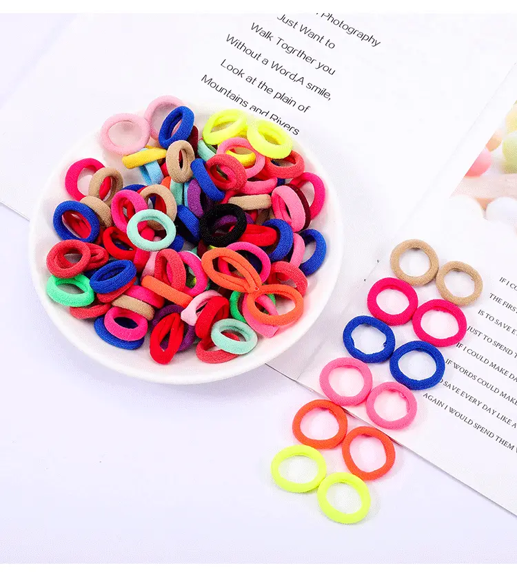 Colorful Rubber Hair Bands for Women — feature 16
