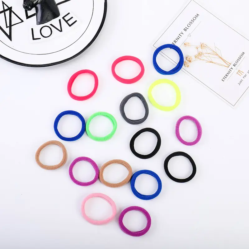 Colorful Rubber Hair Bands for Women - Image 24