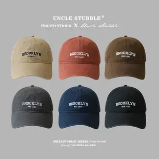 American Retro Old Baseball Cap Women's Big Head Wash Ripped Cowboy Wide Brim Cap — feature 3