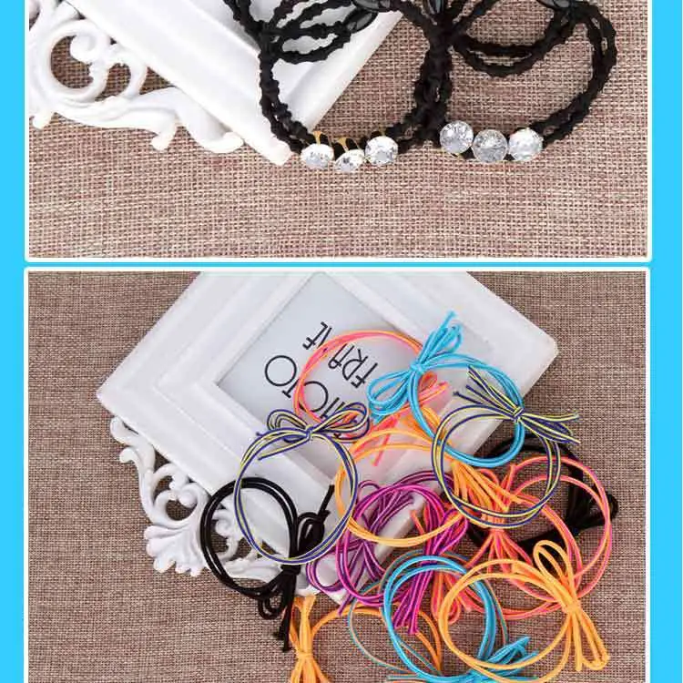 10 Pack Double Layer Rainbow Hair Bands — feature 14