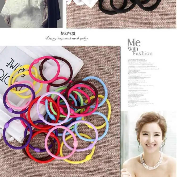 10 Pack Double Layer Rainbow Hair Bands — feature 6
